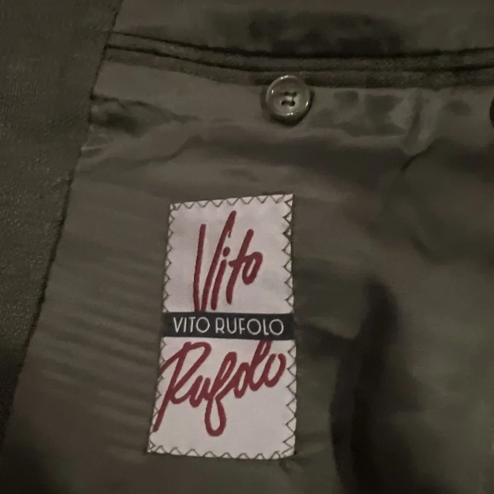 Vito Rufolo Men’s Sport Coat 42 Long‎ Linen Wool Silk Blend Garlanda Made Italy